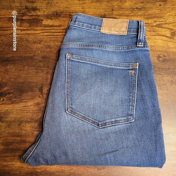 Madewell Jeans 30 Skinny 9" High Rise Creston Wash J4624 Tummy Control Stretch - Picture 3 of 13